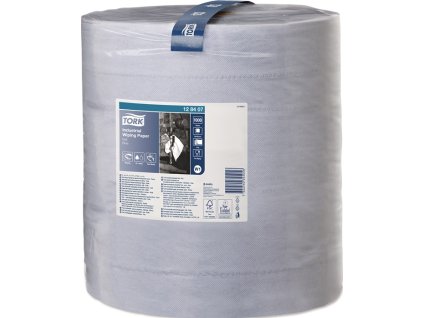Čistiaca utierka TORK 128407 D.cca 340 mxŠ.cca 369 mm modrá 3-vrstvová 1000 listov/rola TORK (Farba D.cca 340 mxŠ.cca 369 mm, Veľkosť modrá 3-vrstvový 1000 listov/rola)