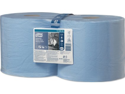 Čistiaca utierka TORK 130081 Dĺžka cca 119 mxŠírka cca 235 mm modrá 3-vrstvová, s potlačou 2x1 rolka TORK (Farba D.cca 119 mxŠ.cca 235 mm, Veľkosť modrá 3-vrstvový, s potlačou 2x1 rolka)