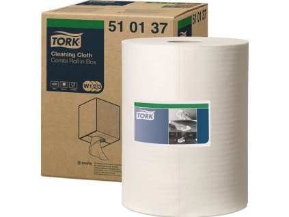 Čistiaca utierka TORK 510137 d.cca 152 mxš.cca 315 mm biela 1-vrstvová rolka TORK (Farba D.cca 152 mxŠ.cca 315 mm, Veľkosť biela 1-vrstvový rolka)