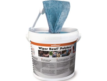 Utierka na ručné čistenie Wiper Bowl® Polytex® vysoká čistiaca sila 72 ks vedro WIPER BOWL (Farba vysoká čistiaca sila, Veľkosť 72 ks.  vedro)