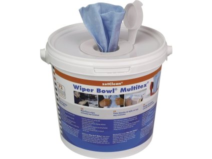 Ručná čistiaca handrička Wiper Bowl® Multitex® vysoká čistiaca sila 72 ks vedierko WIPER BOWL (Farba vysoká čistiaca sila, Veľkosť 72 ks.  vedro)