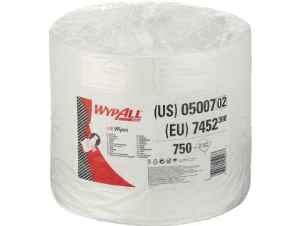 Utierka biela WYPALL (Farba D.cca 315 mmxŠ.cca 310 mm, Veľkosť biela 1-vrstvový 750 utierok / rolka)