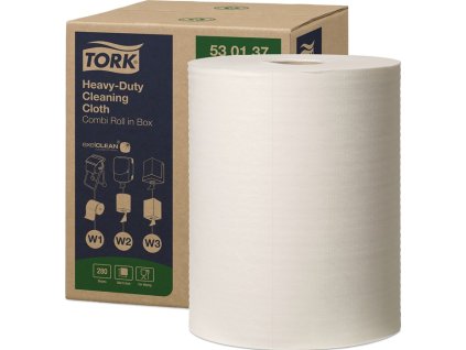 Čistiaca utierka TORK 530137 D.cca 106 mxŠ.cca 315 mm biela 1-vrstvová rolka TORK (Farba D.cca 106 mxŠ.cca 315 mm, Veľkosť biela 1-vrstvový rolka)