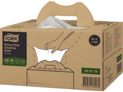 Čistiaca utierka TORK 530176 D.cca 615 mmxŠ.cca 355 mm biela 1-vrstvová, neembosovaná TORK (Farba D.cca 615 mmxŠ.cca 355 mm, Veľkosť biela 1-vrstvový, neembosovaný)