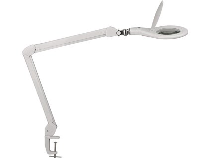 LED lupa  Sklenená šošovka 127 (5″) Stolová svorka (Farba Sklenená šošovka 127 (5″), Veľkosť Stolová svorka)