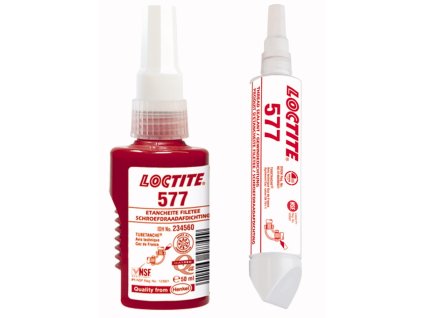 Tesnenie závitov 577 strednopevnostné (Farba popis, Veľkosť 50 ml fľaška - žltá)