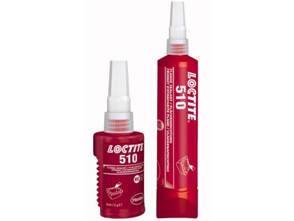 Tesnenie plošné 510 strednopevnostné (Farba popis, Veľkosť 50 ml fľaška - ružová)