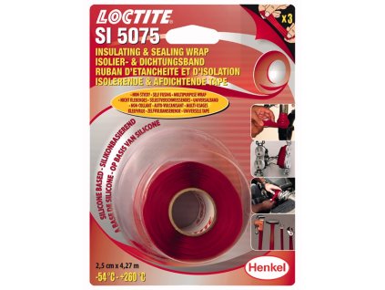 Páska izolačná a tesniaca SI 5075 (Farba popis, Veľkosť 25 x 0,5 mm x 4,27 m, červená)