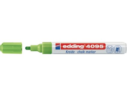Kriedový popisovač 4095 svetlozelený Šírka čiary 2-3 mm okrúhly hrot (Farba Svetlozelená farba, Veľkosť Šírka čiary 2-3 mm okrúhly hrot)