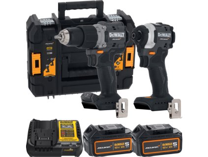 KOMBO SADA 18V 2x5,0 Ah (DCD85M+DCF85M) MCLAREN Tstak II