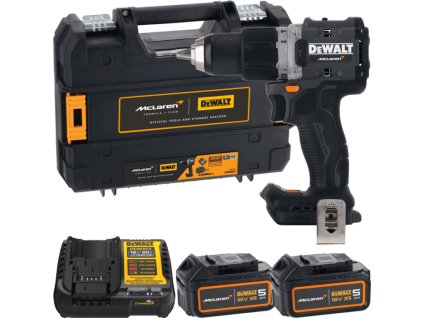 Vŕtačka príklepová 27/90Nm 18V XR 2x5,0Ah MCLAREN bezuhlíková