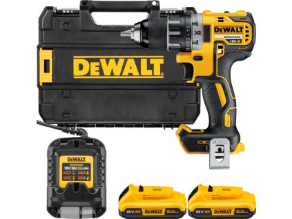 Vŕtačka/Skrutkovač 27/70Nm 18V 2x2,0Ah Tstak bezuhlíková