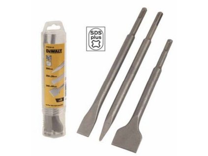 Sada sekáčov príklepový SDS plus 3-dielna