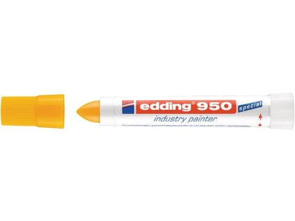 Priemyselný popisovač s pastou 950 žltá Šírka čiary 10 mm okrúhly hrot (Farba žltá, Veľkosť Šírka vlasca 10 mm okrúhly hrot)