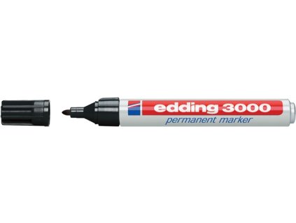 Permanentný popisovač 3300 čierna Šírka čiary 1-5 mm klinový hrot (Farba čierna, Veľkosť Šírka vlasca 1-5 mm klinový hrot)