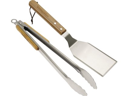 Príbor na grilovanie Duo Špachtľa: 36 cmKliešte: 39 cm 2-dielny: špachtľa a kliešte (Farba Špachtľa: 36 cmKliešte: 39 cm, Veľkosť 2 časti: špachtľa a kliešte)