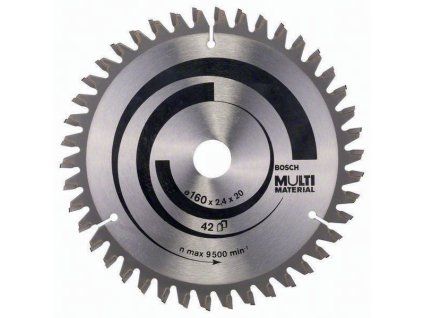 Kotúčová píla  Vonkajší Ø 160 mm Počet zubov 42 HLTCG Šírka rezu 2,4 mm (Farba Vonkajší Ø 160 mm Počet zubov 42 HLTCG, Veľkosť Šírka rezu 2,4 mm)