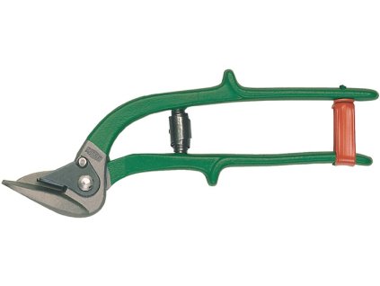 Nožnice na oceľové pásy D122N Celková dĺžka 225 mm Kapacita 0,6 x 25 mm vpravo (Farba Celková dĺžka 225 mm, Veľkosť Kapacita 0,6 x 25 mm vpravo)