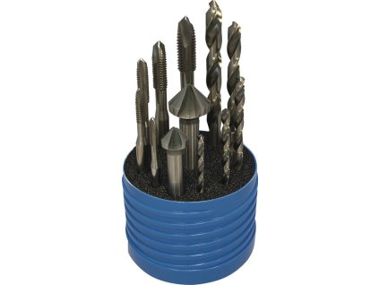 Kompletná sada závitov 12 kusov 3 v 1 Multibox TECWERK (Farba 12 kusov, Veľkosť 3 v 1 Multibox)