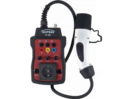 Testovací adaptér nabíjacieho stĺpca TV 900 pre nabíjacie stanice typu 2 L275xŠ120xV60mm (Farba pre nabíjacie stanice typu 2, Veľkosť L275xŠ120xV60mm)