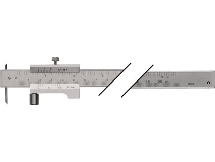 Meradlo ploché rysovacie  400 mm s valčekom (Farba 400 mm, Veľkosť 400 mm   400 mm)