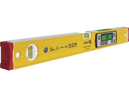 Elektronická vodováha TECH 196M DL 61 cm Hliníková žltá (Farba 61 cm, Veľkosť TECH 196M DL 61 cm ± 0,5 mm/m ± 0,5 mm/m TECH 196M DL 61 cm ± 0,5 mm/m ± 0,5 mm/m)