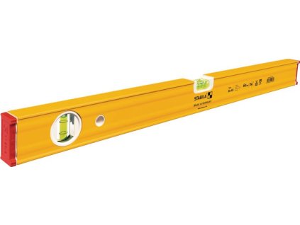 Vodováha 80 AS 120 cm Hliníková žltá (Farba 120 cm, Veľkosť 80 AS 120 cm ± 0,5 mm/m 80 AS 120 cm ± 0,5 mm/m)