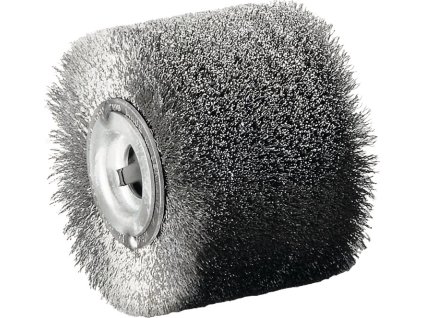 Satinovací valček Ø100xŠ70 mm 19,2 mm LESSMANN (Farba Oceľový drôt VA, Veľkosť Ø100xŠ70 mm 19,2 mm)