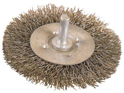 Okrúhla kefa OSBORN (Farba Ø 100 mm Hrúbka drôtu 0,3 mm, Veľkosť Oceľ 12 mm 4500 min-¹)