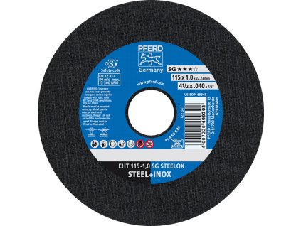 Rezný kotúč PFERD TOOLS (Farba D115x1 mm rovný, Veľkosť INOX Otvor 22,23 mm)