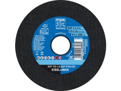 Rezný kotúč PFERD TOOLS (Farba D115x1 mm rovný, Veľkosť INOX Otvor 22,23 mm)