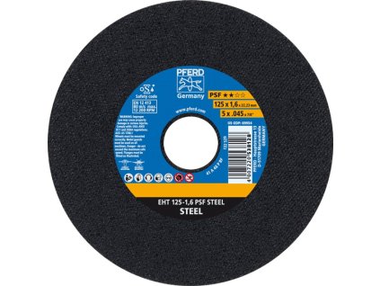 Rezný kotúč PFERD TOOLS (Farba D125x1,6 mm rovný, Veľkosť oceľ Otvor 22,23 mm)