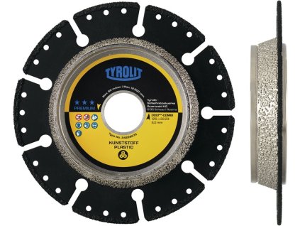 Diamantový rezný kotúč DCCI Premium Ø 125 mm výška segmentu 3 mm hrúbka segmentu 3 mm TYROLIT (Farba Ø 125 mm Otvor 22,23 mm, Veľkosť Výška segmentu 3 mm Hrúbka segmentu 3 mm)