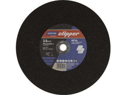 Kovový rezný kotúč NORTON CLIPPER (Farba D300x3,5 mm typ 41, Veľkosť kov Otvor 20 mm)
