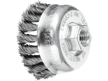 Hrnčeková kefa PFERD TOOLS (Farba Ø 65 mm Hrúbka drôtu M14 0,35 mm, Veľkosť oceľ)