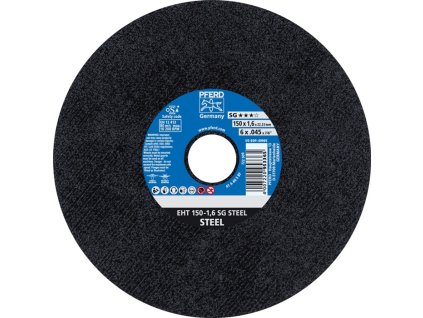 Rezný kotúč PFERD TOOLS (Farba D150x1,6 mm rovný, Veľkosť oceľ Otvor 22,23 mm)