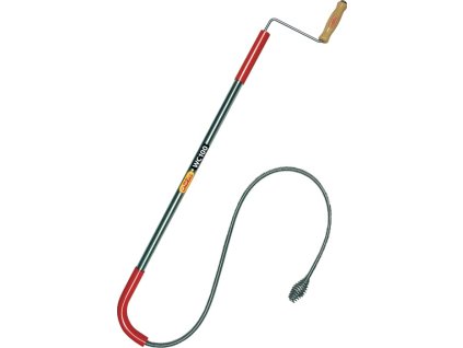 Zariadenie na čistenie WC WC100 Dĺžka 90 cm Hriadeľ Ø 11 mm Špirála Ø 11 mm Dráp Ø 30 mm (Farba Dĺžka 90 cm Vlnenie Ø 11 mm, Veľkosť Špirála Ø 11 mm Drážka Ø 30 mm)