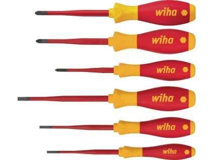 Súprava skrutkovačov 3201 K601 6 kusov Drážkované / PH / +-(SL/PZD) (Farba 6 kusov, Veľkosť Drážkované / PH / +-(SL/PZD))