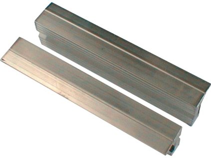 Ochranná čeľusť pre zverák 47/5 N pre šírku čeľuste 180 mm Drážkovaný profil (Farba pre šírku čeľustí 180 mm, Veľkosť Drážkovaný profil)