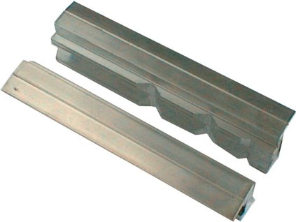 Ochranná čeľusť pre zverák 47/5 P pre šírku čeľuste 180 mm Prizmy (Farba pre šírku čeľustí 180 mm, Veľkosť Prizmy)