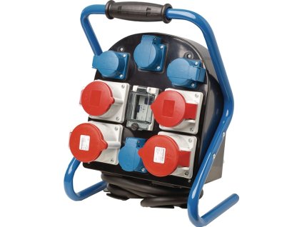 Plastový rozdeľovač energie  Zástrčka CEE 400 V / 32 A, 5-pólová  (Farba Zástrčka CEE 400 V / 32 A, 5-pólová)