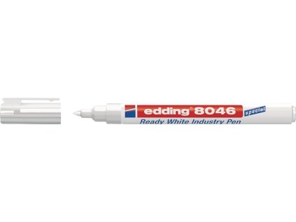 Priemyselný permanentný popisovač 8046 biela Šírka čiary 1-3 mm okrúhly hrot (Farba biela, Veľkosť Šírka čiary 1-3 mm okrúhly hrot)