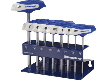 Súprava skrutkovačov s krížovými rukoväťami  TX10 - TX45  (Farba TX10 - TX45)