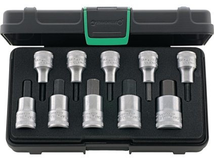 Sada nástrčných kľúčov 54/10 10 dielov 1/2 ″ (Farba 10 kusov, Veľkosť 1/2 ″)