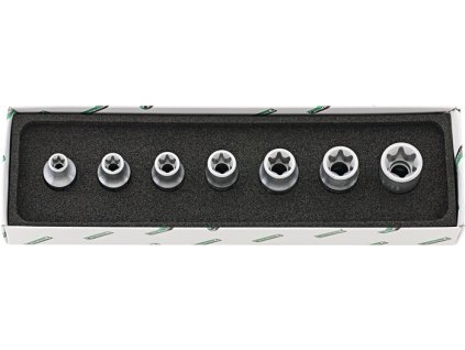 Sada nástrčných kľúčov 50TX/7 7-dielny 1/2 ″ (Farba 7 kusov, Veľkosť 1/2 ″)