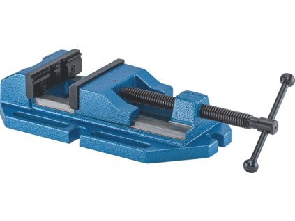 Vŕtací zverák BOF šírka čeľustí 135 mm nízky, stabilný, so závitovým vretenom (Farba Šírka čeľuste 135 mm, Veľkosť nízka, stabilná, so závitovým vretenom)