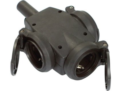 Spojka uzemňovacieho kontaktu  10-/16~ A 230 V čierna IP44 (Farba 10-/16~ A 230 V, Veľkosť čierna IP44)