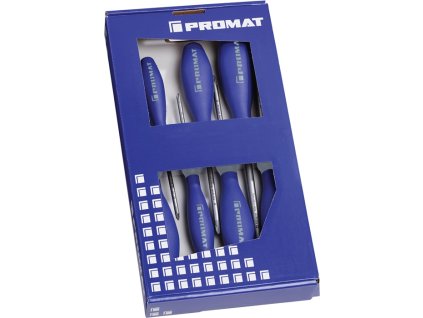 Súprava skrutkovačov  7-dielny drážkovaný / PH / PZD 3-komponentná rukoväť (Farba 7-dielny drážkovaný / PH / PZD, Veľkosť 3-komponentná rukoväť)