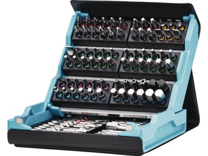 Sortiment bitov SmartCase 2200SC-3 96 dielov Drážkované/PH/PZ/TX/TX s hrotom/vnútri-6Kt. (Farba 96 dielov, Veľkosť Drážkovaná/PH/PZ/TX/TX s hrotom/vnútri-6Kt.)