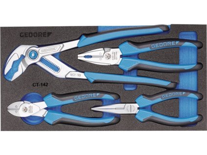 Modul na náradie 1500 CT1-142 4-dielny modul 1/3 Súprava klieští (Farba 4-dielny modul 1/3, Veľkosť Súprava klieští)